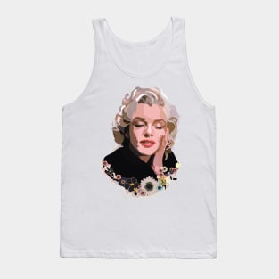 Marilyn Monroe with Flowers Tank Top